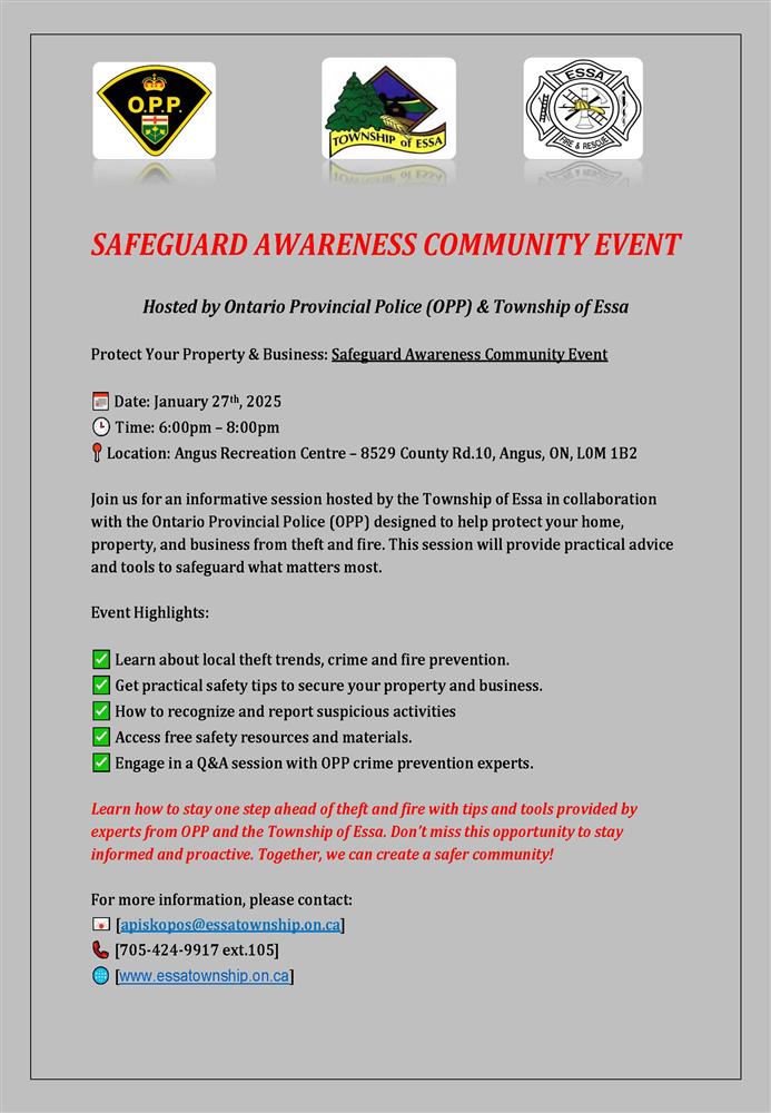 Safeguard Awareness Community Event